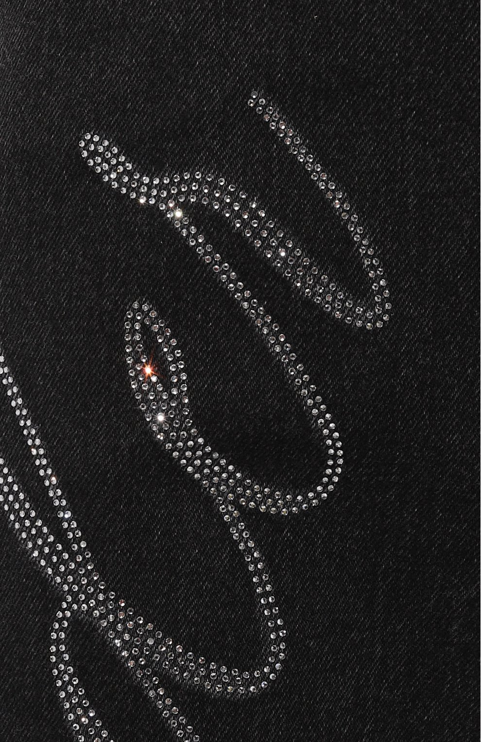 Джинсы с отделкой стразами ALEXANDER WANG, арт. 4DC3244455, фото 5