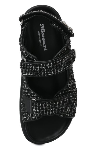 Сандалии MISSOURI черного цвета по цене 21700 руб., арт. 56421T/31-34, фото 4 Сандалии MISSOURI, арт. 56421T/31-34, фото 4