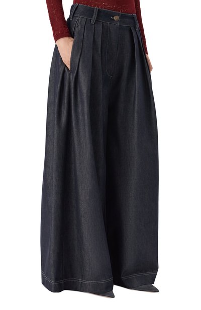 Джинсы GIORGIO ARMANI темно-синего цвета по цене 215000 руб., арт. GW003993/TE23261, фото 3 Джинсы GIORGIO ARMANI, арт. GW003993/TE23261, фото 3