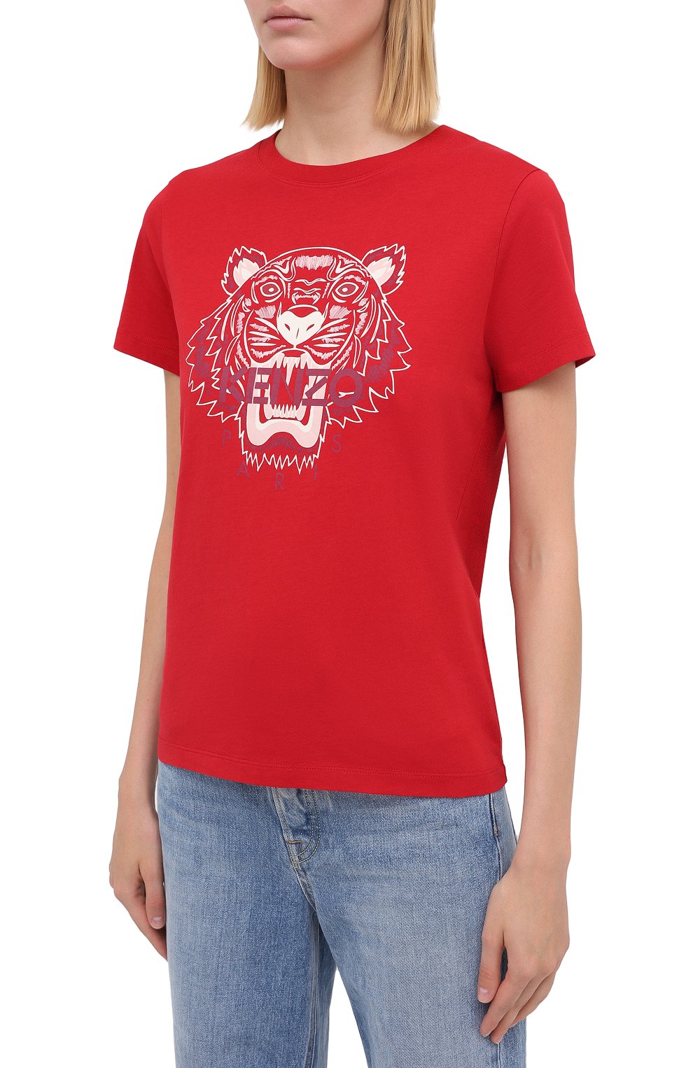 Хлопковая футболка KENZO, арт. FA62TS8464YB, фото 3