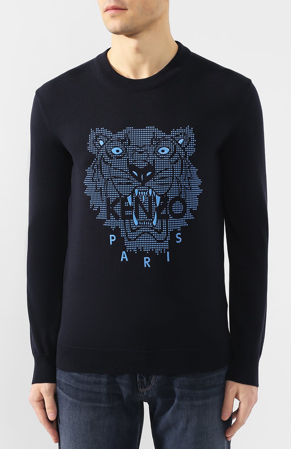 Хлопковый джемпер KENZO, арт. FA55PU5003XB, фото 3