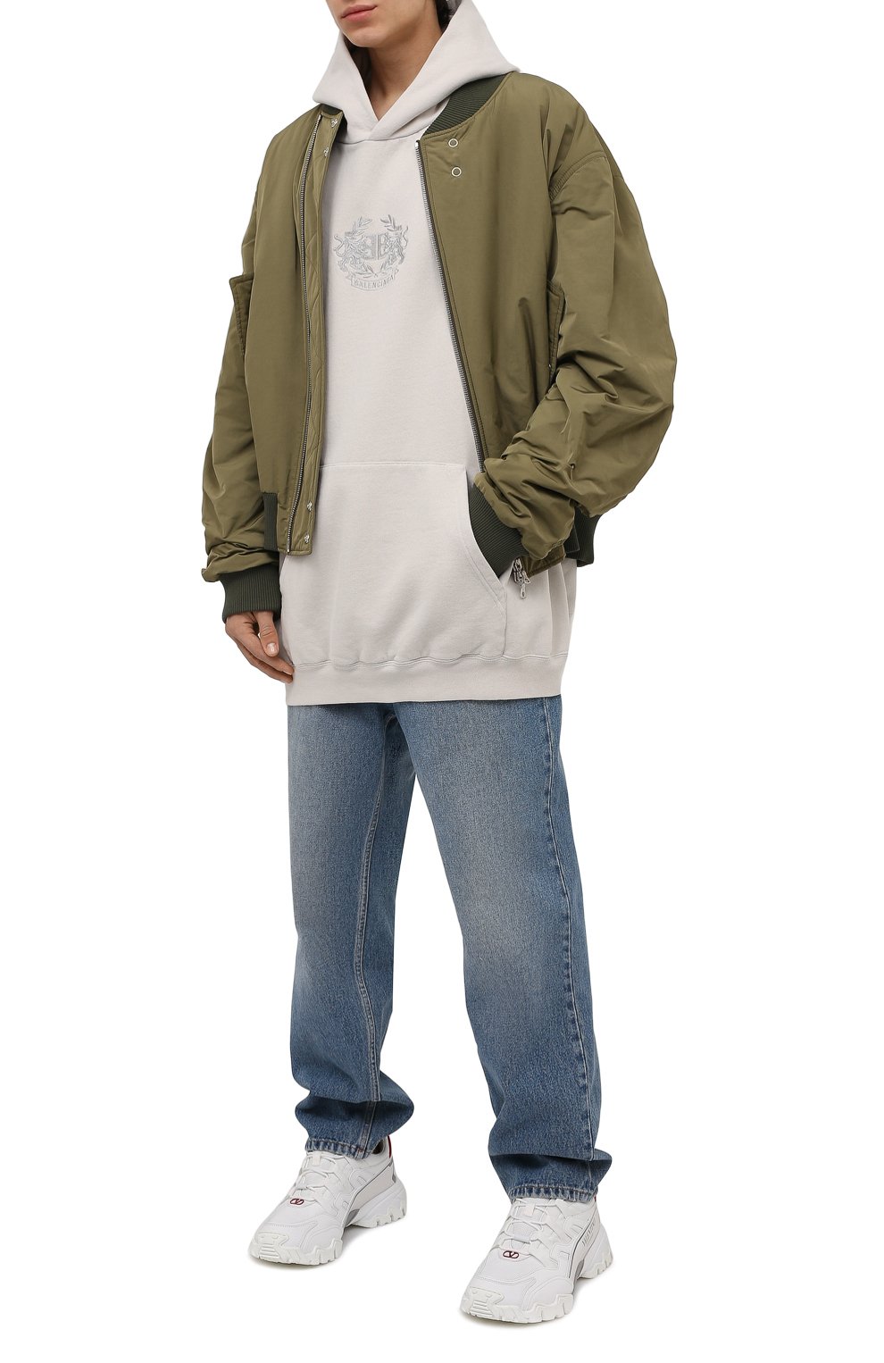 Хлопковое худи BALENCIAGA, арт. 620973/TKV72, фото 2