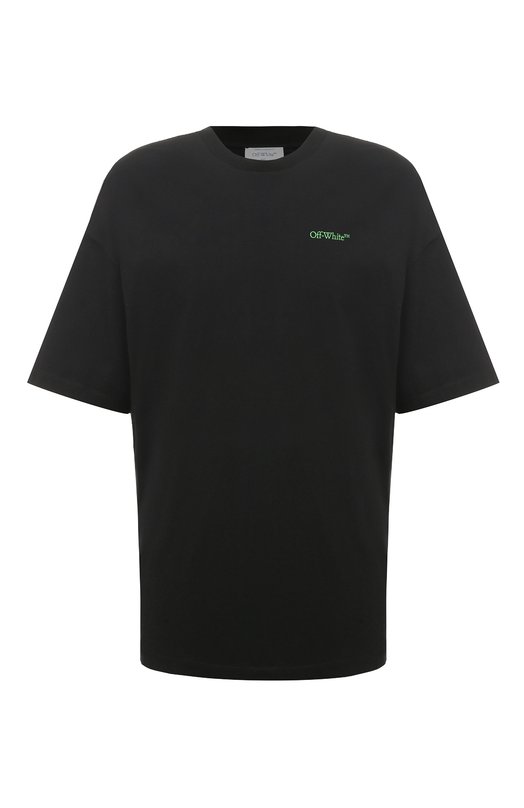 

Хлопковая футболка Off-White, Чёрный