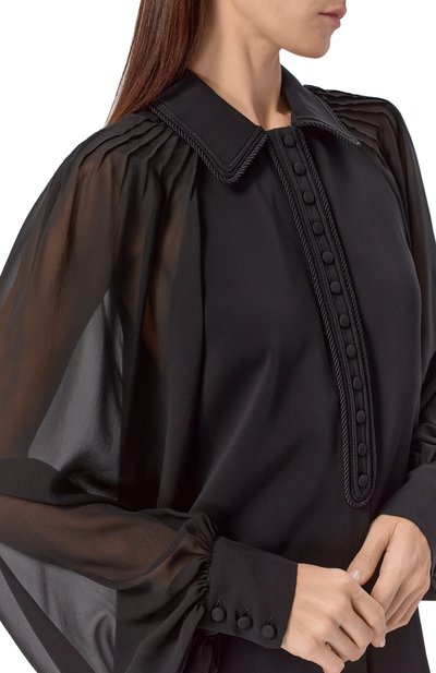 Блузка из вискозы и шелка ELIE SAAB, арт. SH132EF25CD020, фото 5