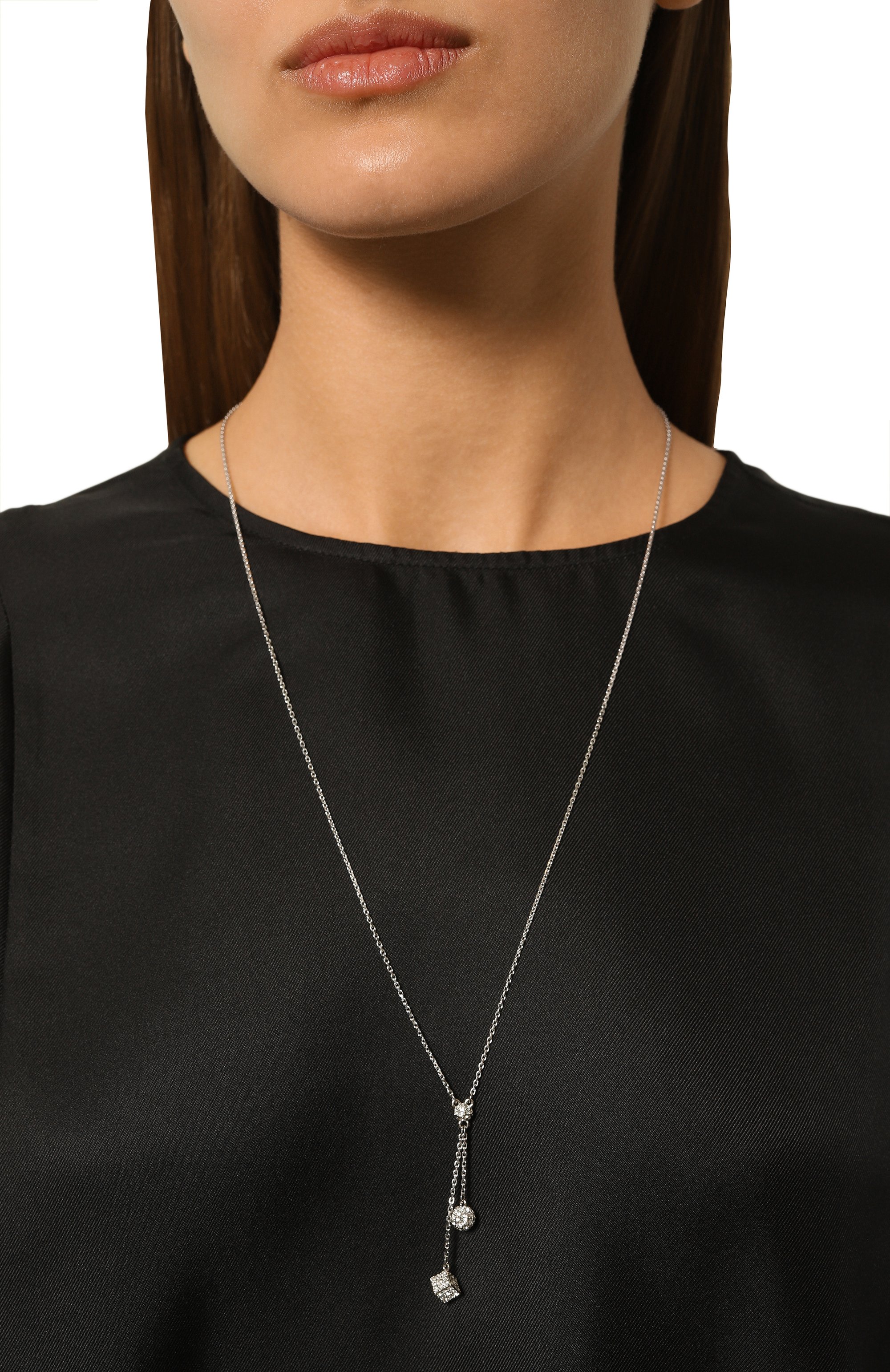 Подвеска dextera y SWAROVSKI серебряного цвета по цене 19850 руб., арт. 5693207, фото 2 Подвеска dextera y SWAROVSKI, арт. 5693207, фото 2