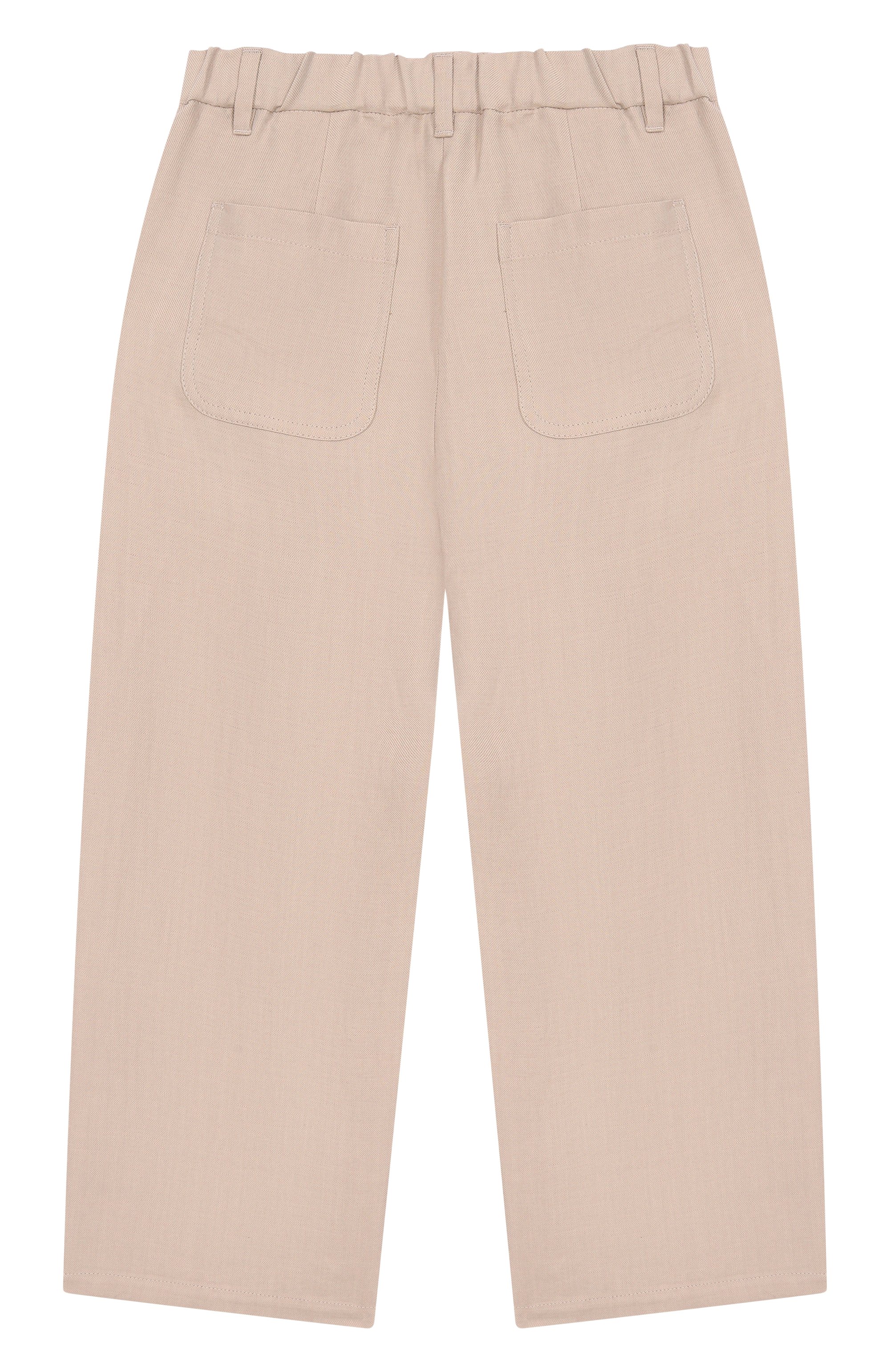 Брюки из вискозы и льна BRUNELLO CUCINELLI, арт. BH126P214C, фото 2