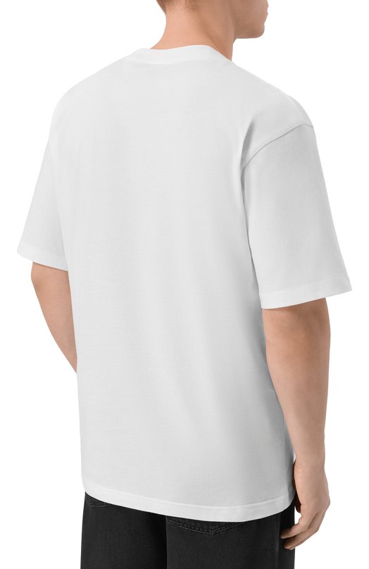 Хлопковая футболка HUGO 50553330 Белый  50553330 Фото 4