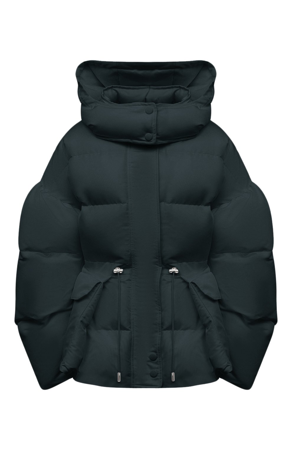 Пуховик ALEXANDER MCQUEEN темно-зеленого цвета по цене 239500 руб., арт. 672915/QZAD1, фото 1 Пуховик ALEXANDER MCQUEEN, арт. 672915/QZAD1, фото 1