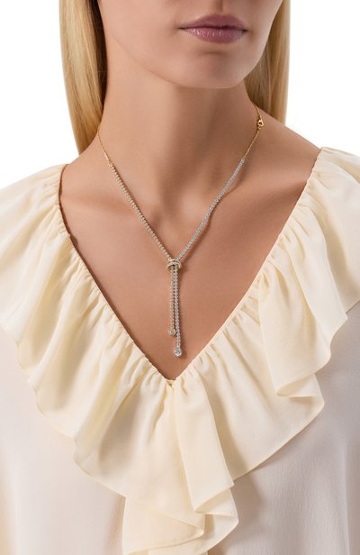 Колье hyperbola SWAROVSKI золотого цвета по цене 35400 руб., арт. 5752854, фото 2 Колье hyperbola SWAROVSKI, арт. 5752854, фото 2