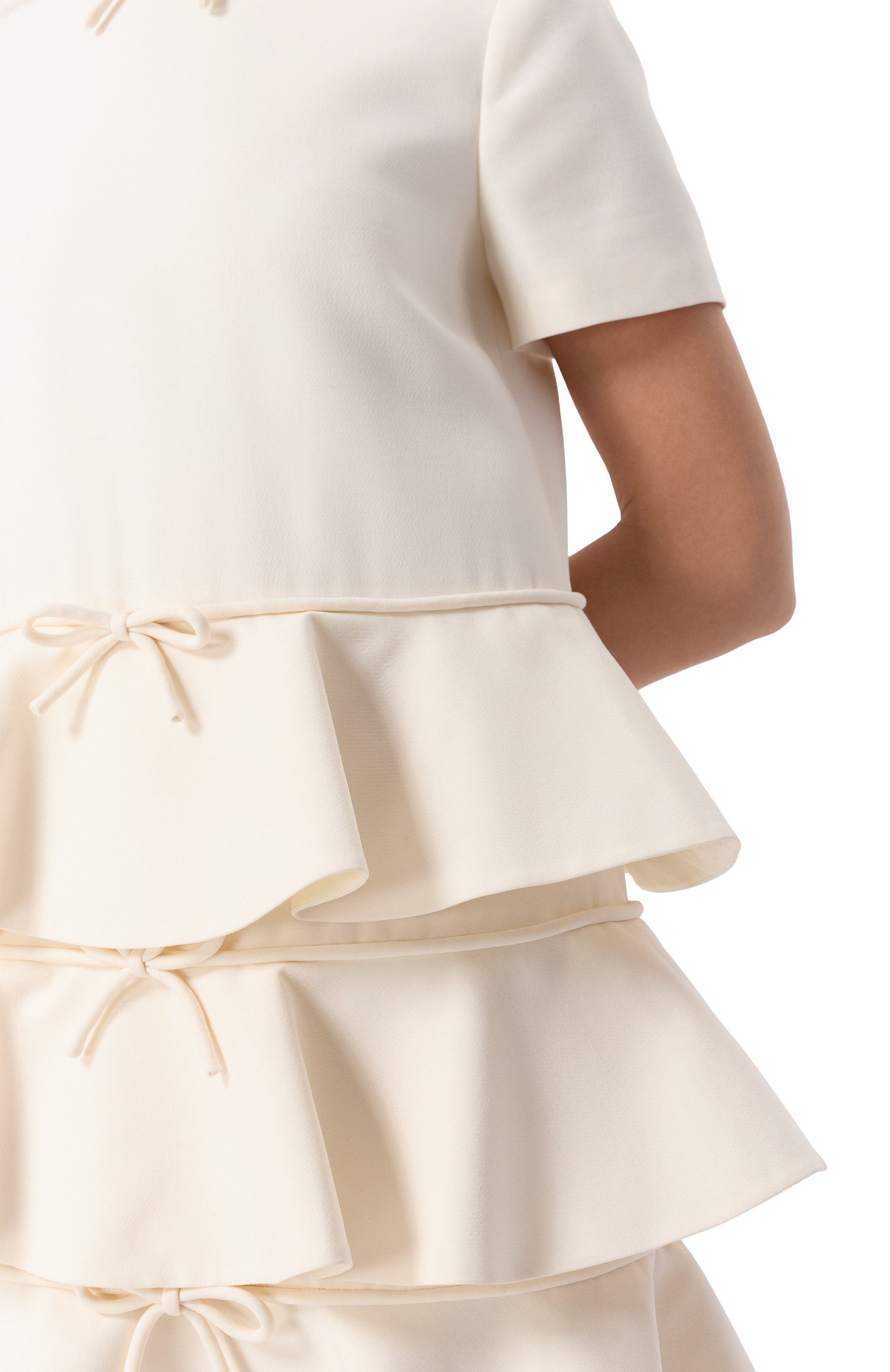 Платье из шерсти и шелка VALENTINO, арт. 5B3VA9J01CF, фото 5