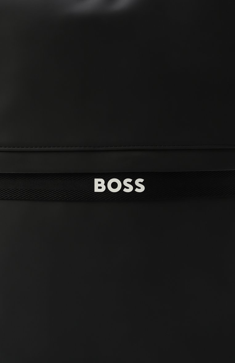 Детская рюкзак BOSS черного цвета, арт. J51711 | Фото 5 (Нос: Не проставлено; Материал: Текстиль)
