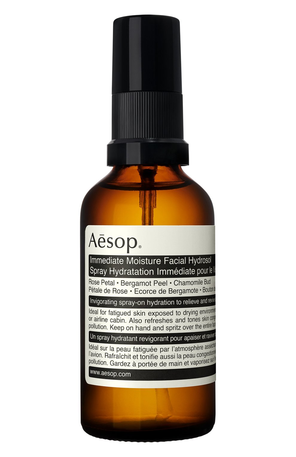 Спрей для лица immediate (50ml) AESOP бесцветного цвета по цене 3130 руб., арт. B50SK07, фото 1 Спрей для лица immediate (50ml) AESOP, арт. B50SK07, фото 1