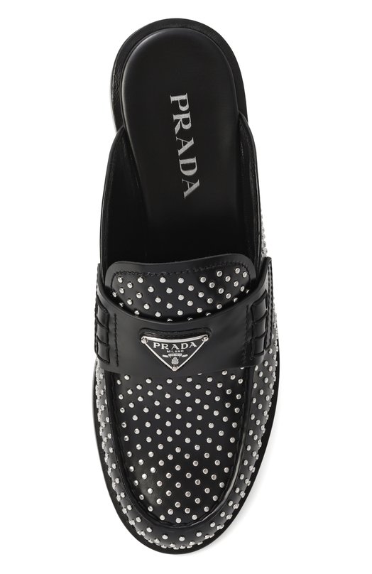 Кожаные сабо Prada 1D0310/ULS Чёрный  1D0310/ULS Фото 6