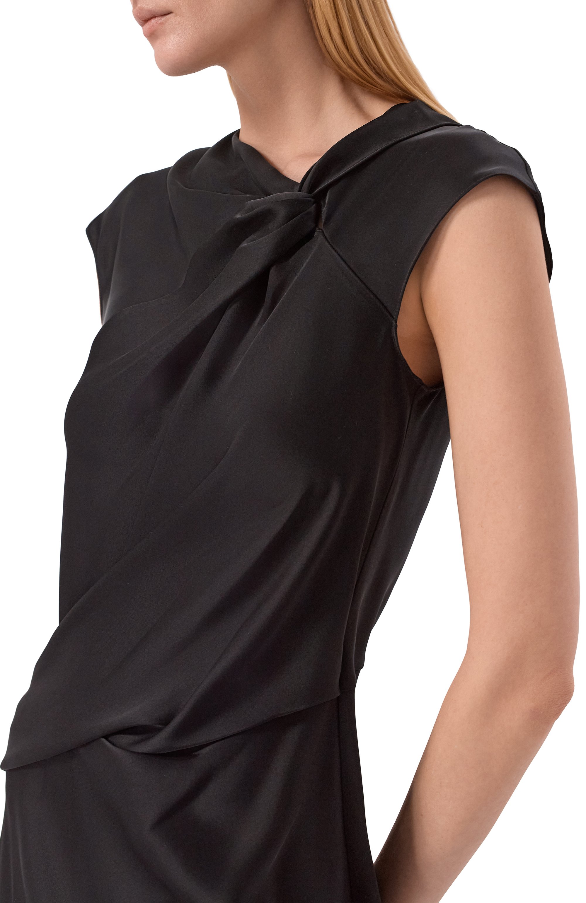 Атласное платье THEORY, арт. P1009607, фото 4