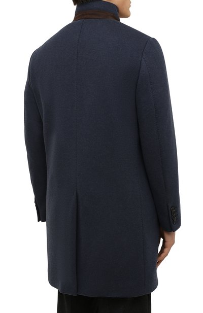 Кашемировое пальто с подкладкой из нутрии ZEGNA, арт. 277022/42PNS0, фото 4