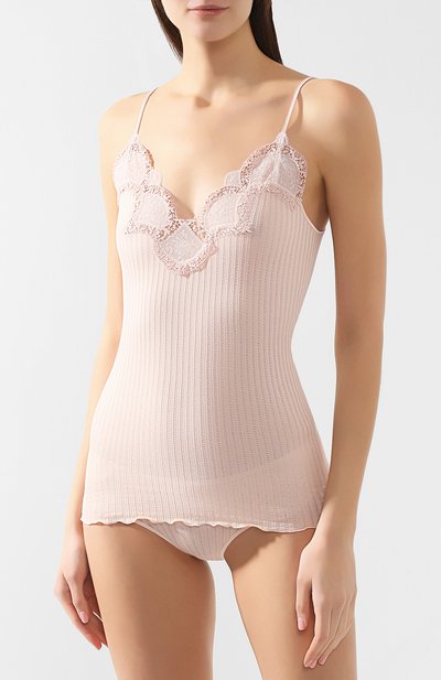 Хлопковый топ ZIMMERLI розового цвета по цене 15650 руб., арт. 260-2790, фото 2 Хлопковый топ ZIMMERLI, арт. 260-2790, фото 2