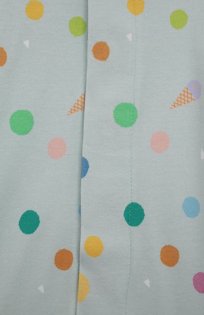 Хлопковый песочник TONY TOTS голубого цвета по цене 3890 руб., арт. RO001MIC, фото 3 Хлопковый песочник TONY TOTS, арт. RO001MIC, фото 3