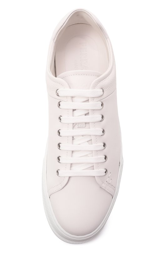 Кожаные кеды Cube Ferragamo 772088 Белый  772088 Фото 6