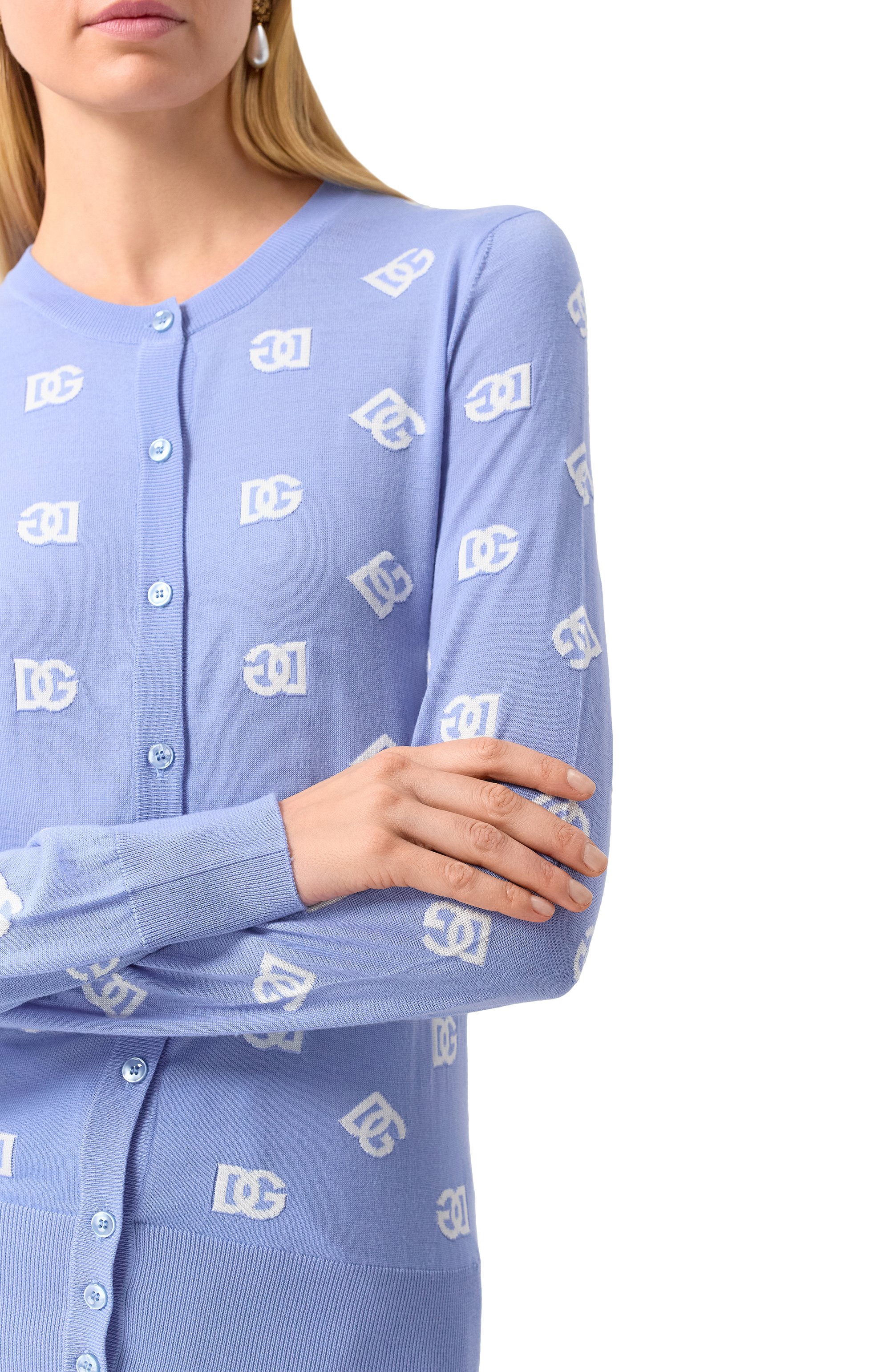 Кардиган из шерсти и шелка DOLCE & GABBANA, арт. FXV47T/JFMGS, фото 5