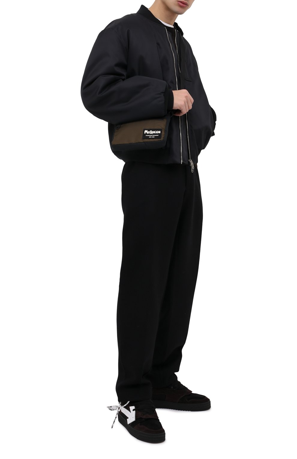 Комбинированные кеды floating arrow OFF-WHITE, арт. 0MIA151F21LEA0011001, фото 2