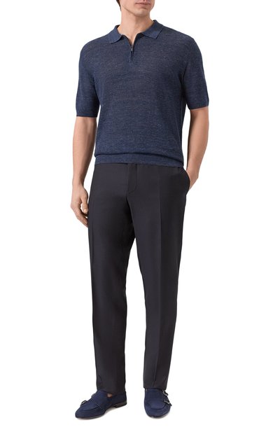 Поло изо льна и шелка CORNELIANI, арт. 27M566/2725134, фото 2