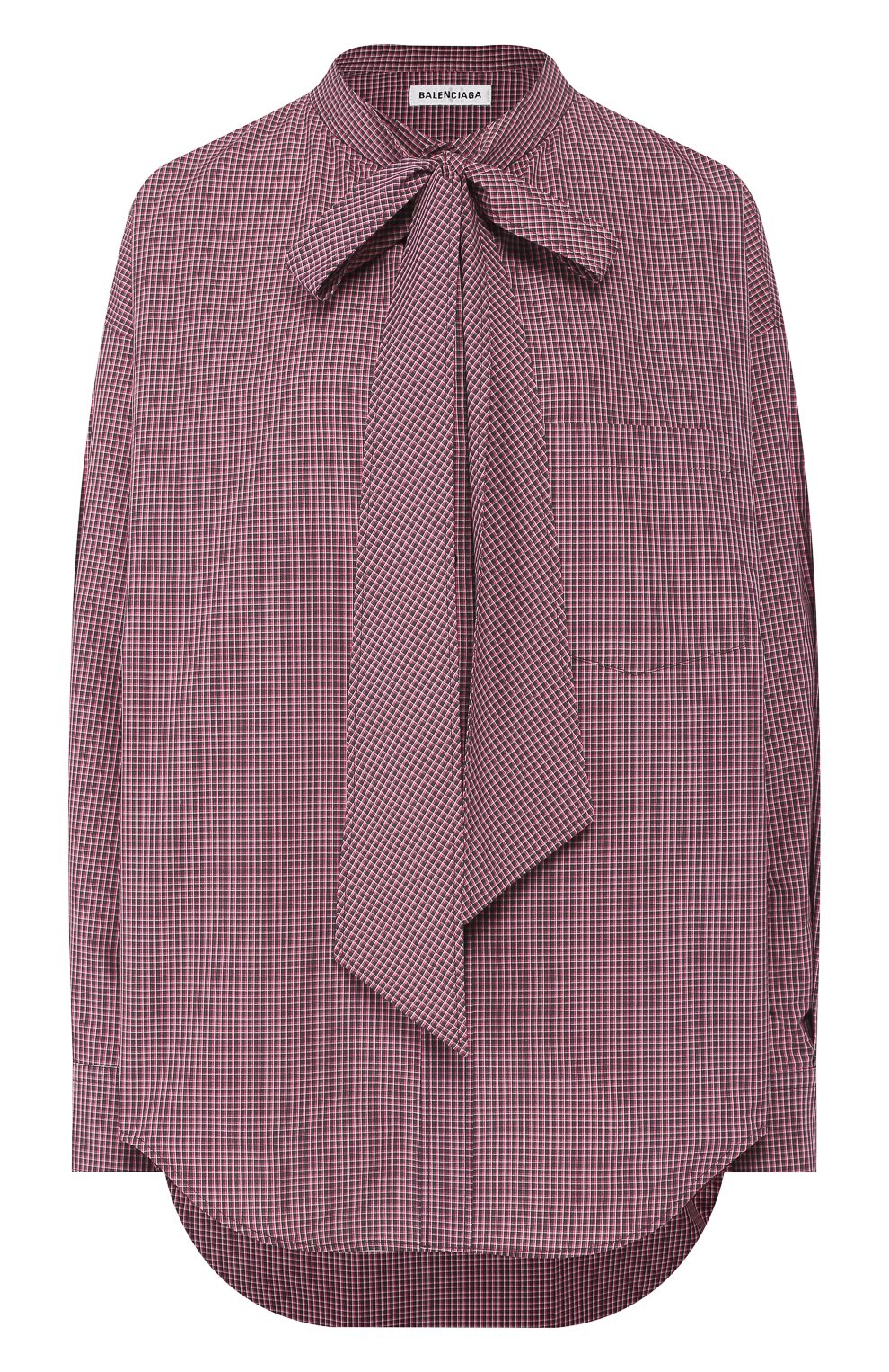  Хлопковая рубашка BALENCIAGA, арт. 520497/TGM30, фото 1