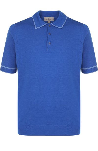 Шерстяное поло с короткими рукавами CANALI, арт. C0476/MK00512, фото 1