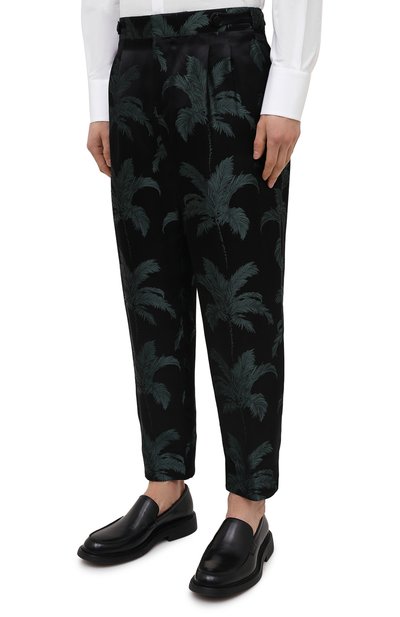 Брюки из вискозы и шелка SAINT LAURENT, арт. 642384/Y1C55, фото 3