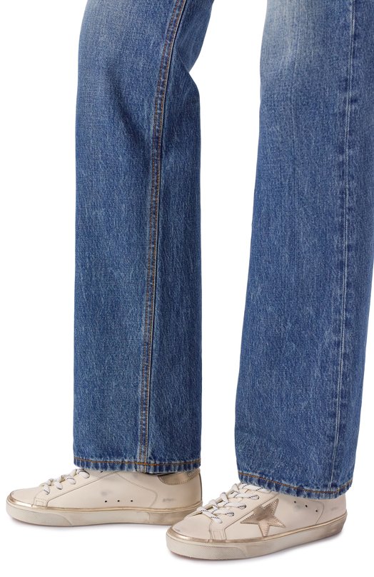 Кожаные кеды Super-Star Golden Goose Deluxe Brand GWF00101.F007558 Кремовый  GWF00101.F007558 Фото 2