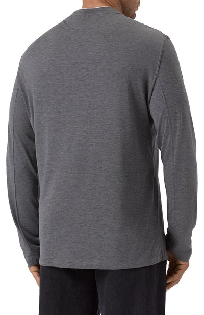 Лонгслив из шелка и хлопка BRUNELLO CUCINELLI, арт. MH8367433, фото 4