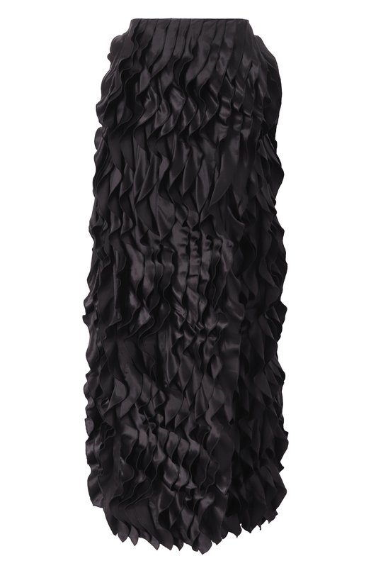 Атласная юбка MVST TXBET-Y436 Чёрный TXBET-Y436