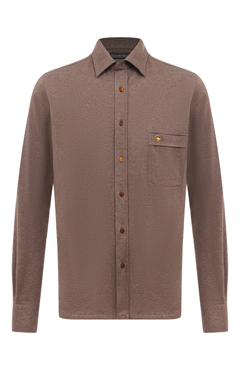Рубашка из хлопка и кашемира STEFANO RICCI, арт. CJ007115/TE2603, фото 1