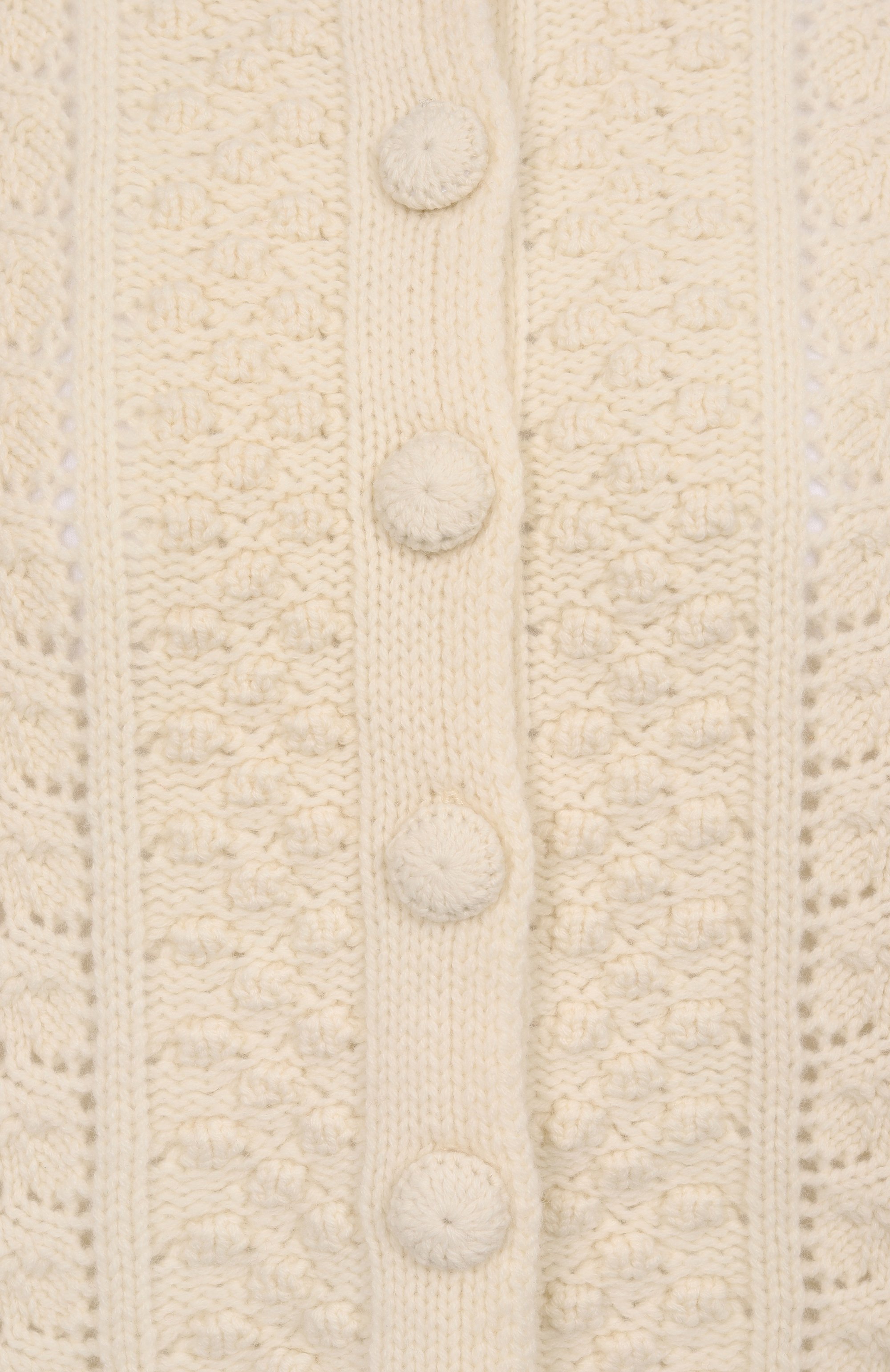 Шерстяной кардиган BOTROIS кремового цвета по цене 23900 руб., арт. SKU11455796, фото 6 Шерстяной кардиган BOTROIS, арт. SKU11455796, фото 6