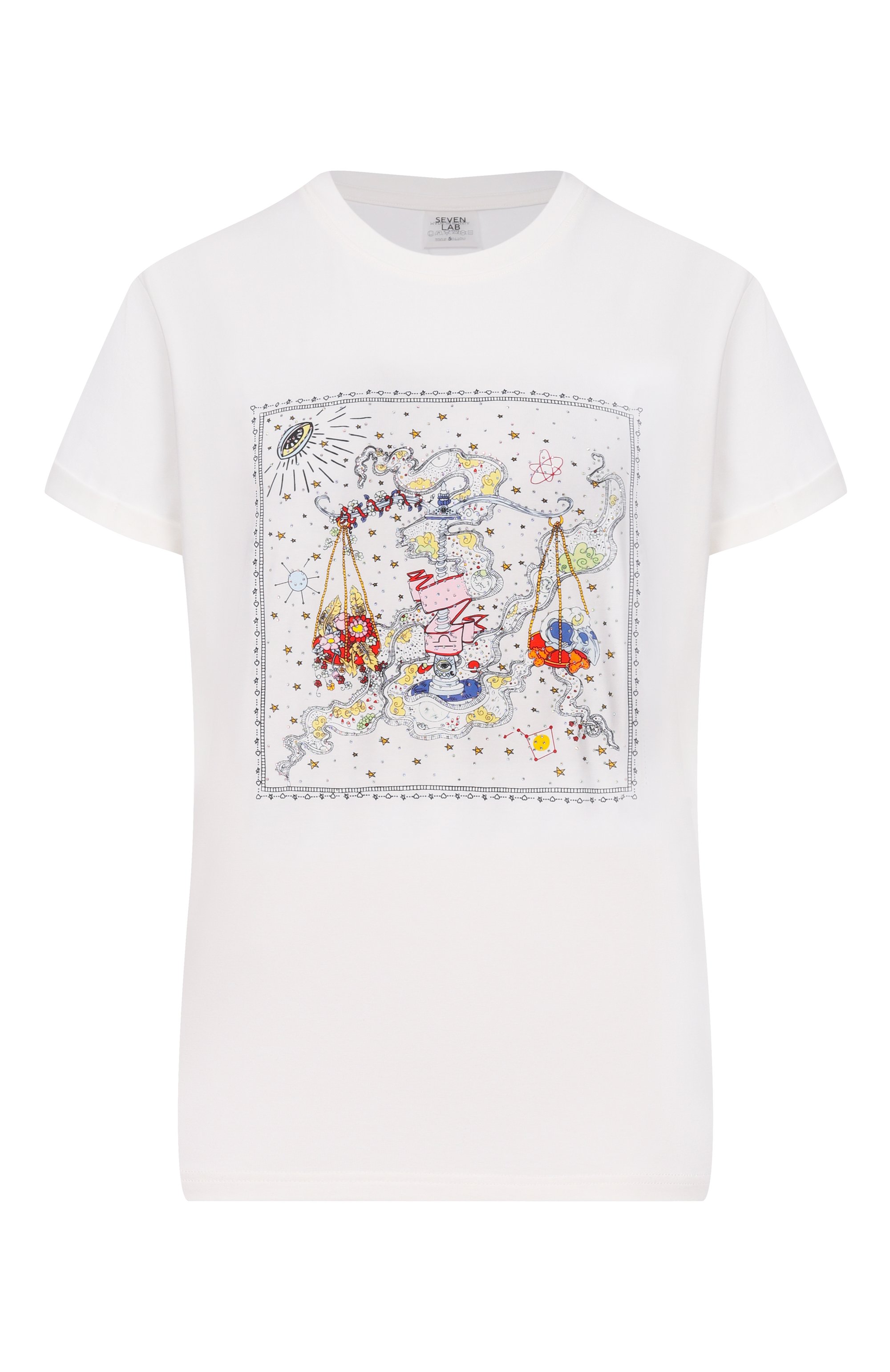 Хлопковая футболка SEVEN LAB, арт. CTR1.01.100.257.166, фото 1