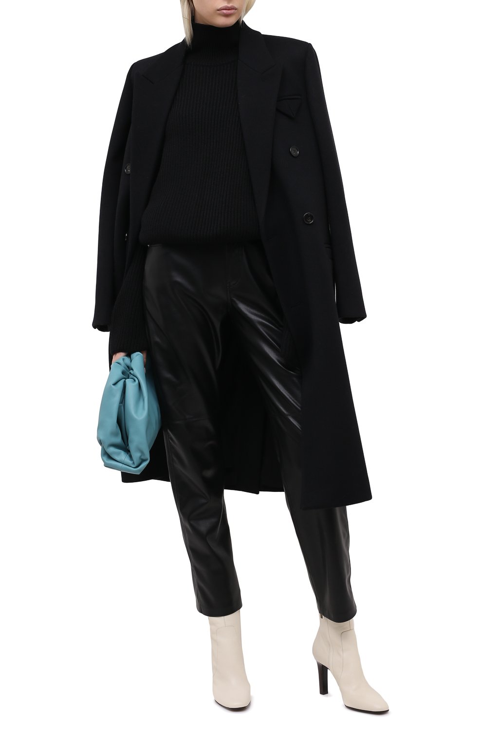 Кожаные ботильоны jane SAINT LAURENT белого цвета по цене 96350 руб., арт. 632473/1ZJ00, фото 2 Кожаные ботильоны jane SAINT LAURENT, арт. 632473/1ZJ00, фото 2