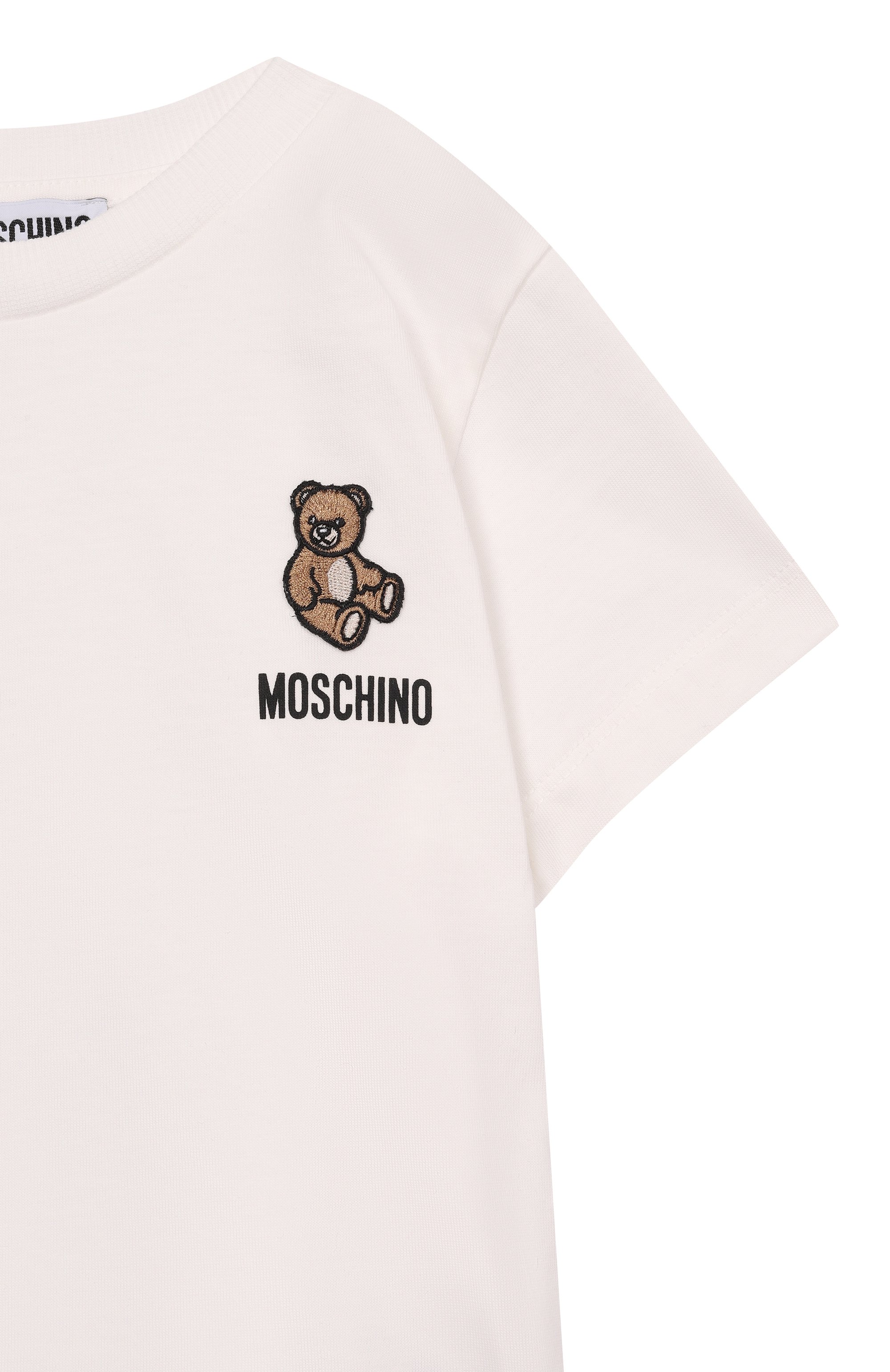 Хлопковая футболка MOSCHINO, арт. HUM05T/LAA02_001, фото 3