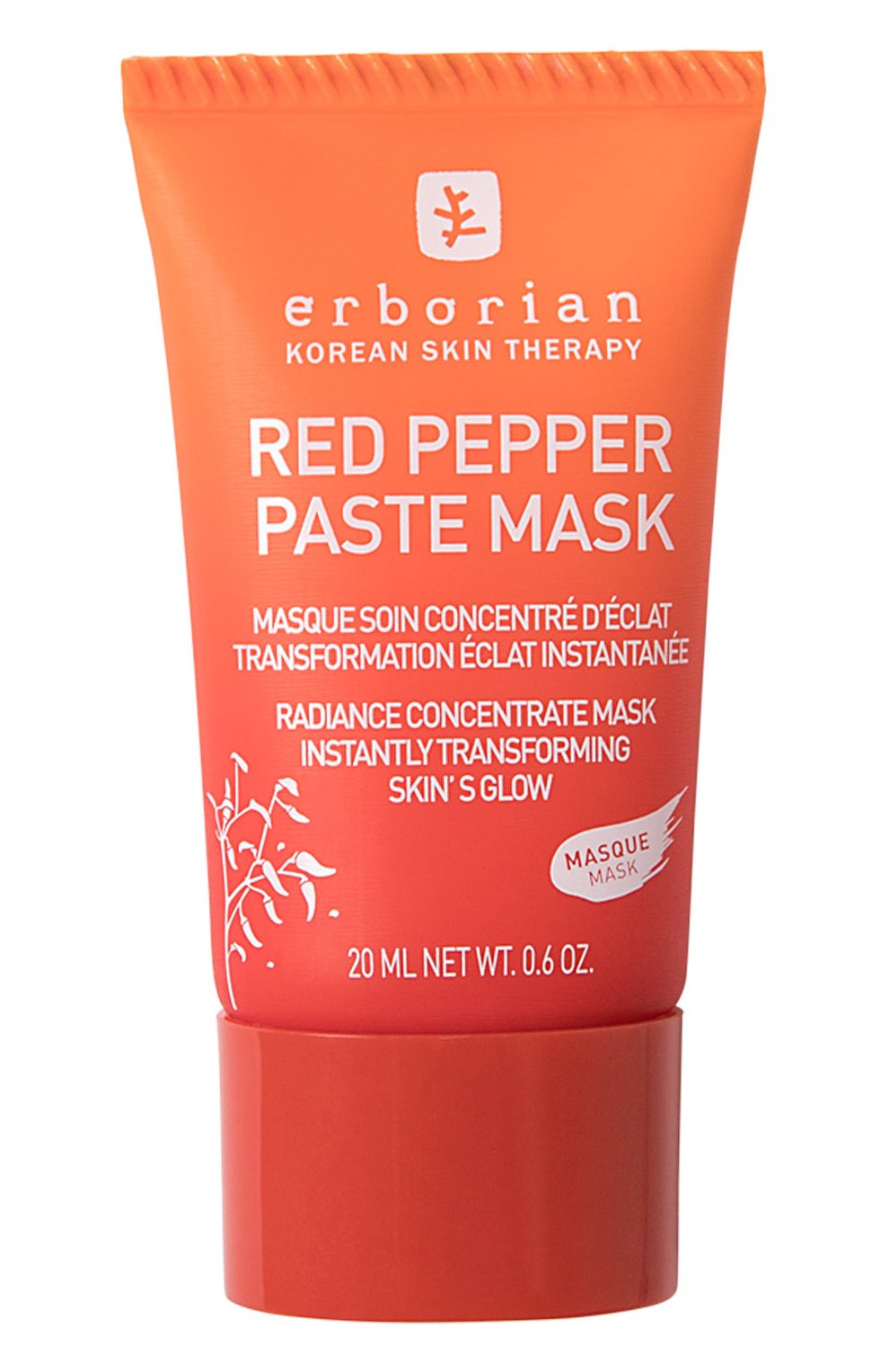 Паста-маска для лица red pepper paste mask (20ml) ERBORIAN бесцветного цвета по цене 1990 руб., арт. 785166, фото 1 Паста-маска для лица red pepper paste mask (20ml) ERBORIAN, арт. 785166, фото 1