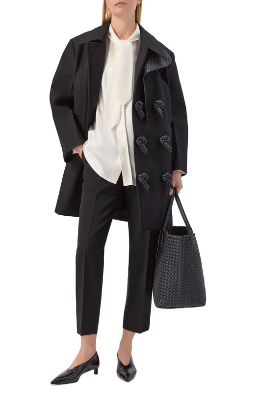 Шелковая блузка Bottega Veneta 862348/V6H10 Кремовый  862348/V6H10 Фото 2