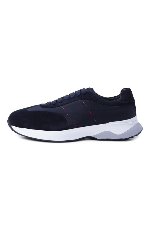 Комбинированные кроссовки Kiton USSA374N0133302 Синий  USSA374N0133302 Фото 4