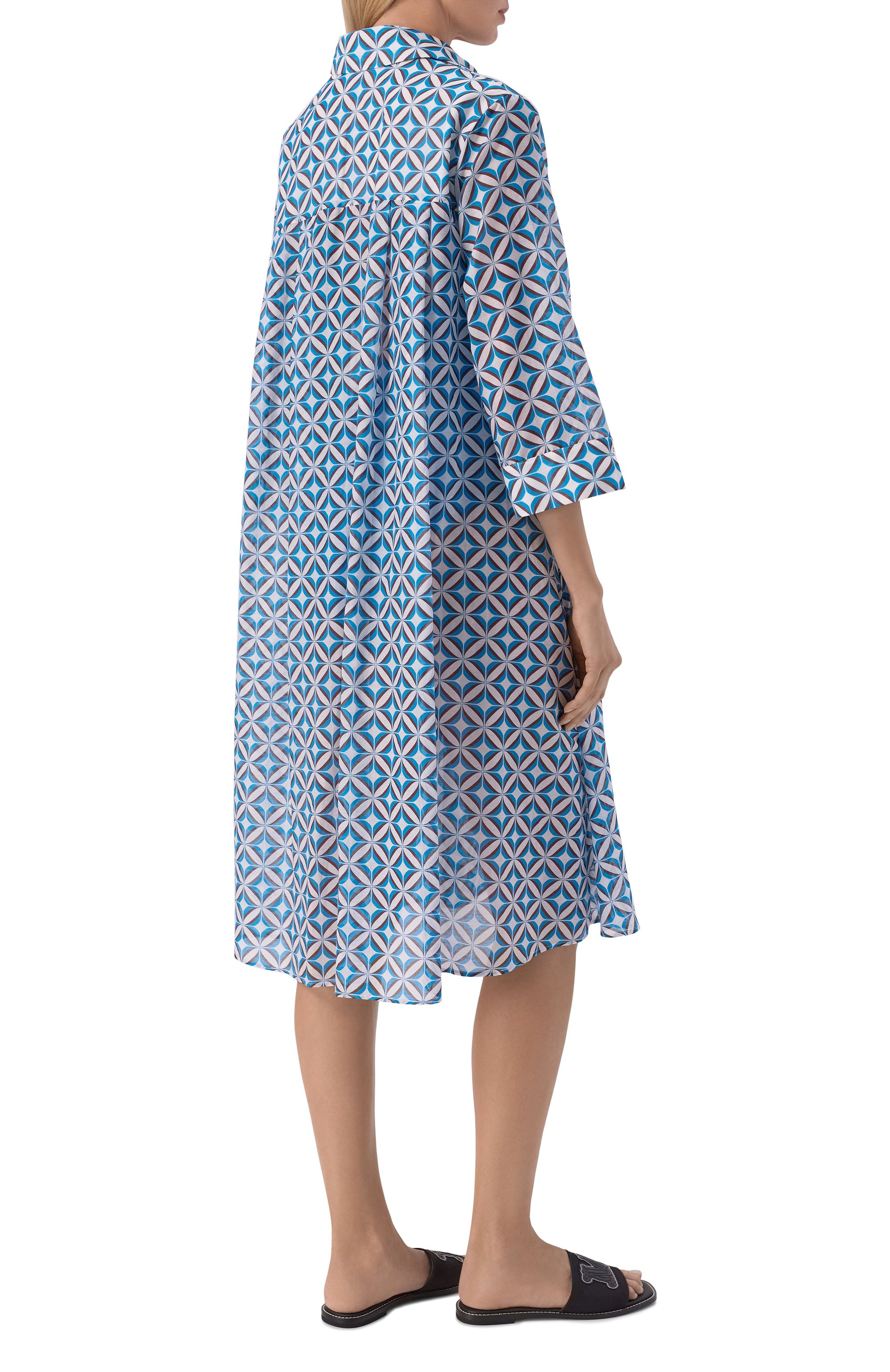 Туника из хлопка и шелка MAX MARA, арт. BCHSTEPPA 261622106, фото 3