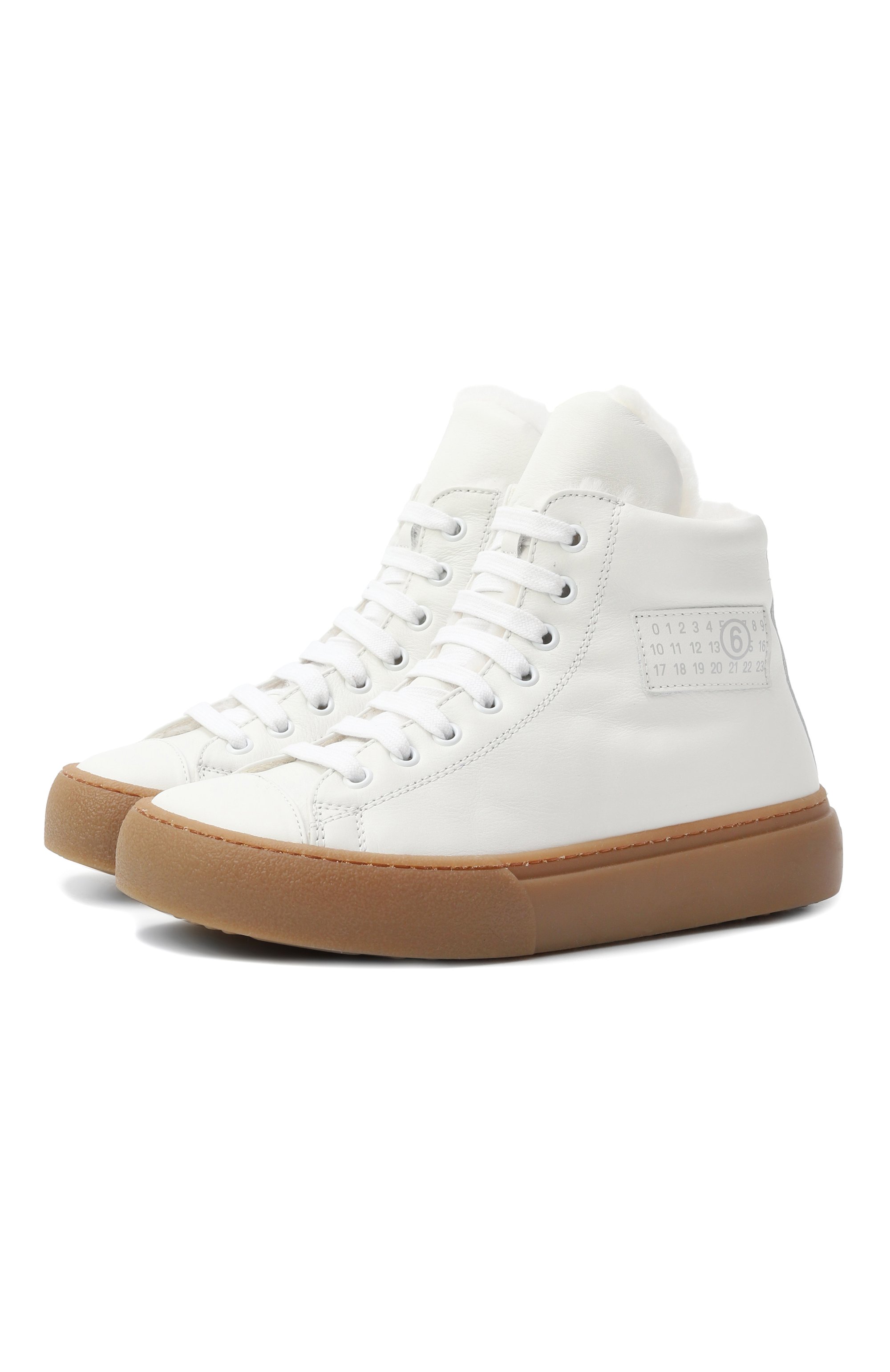 Кожаные кеды MM6, арт. 81004/VAR4/36-40, фото 1