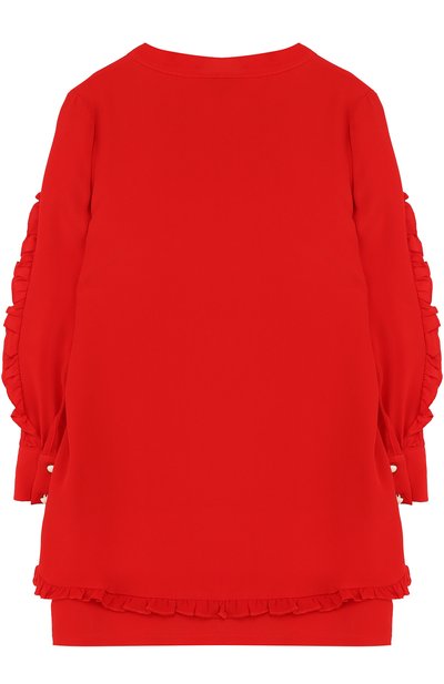 Платье прямого кроя с отделкой пайетками и воротником аскот N21, арт. 08 X/K420/6540/34-44, фото 2