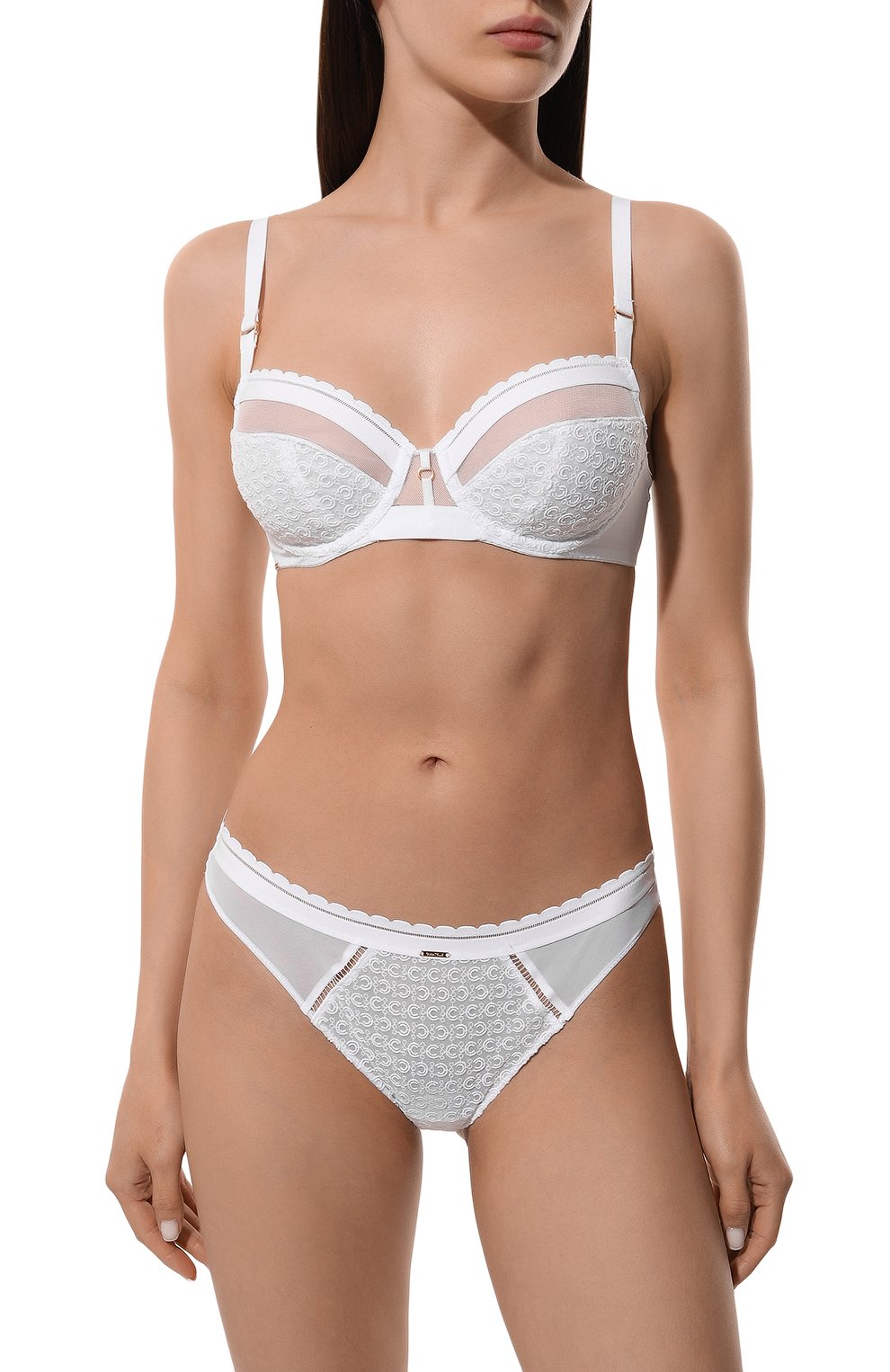 Трусы-слипы CHANTELLE белого цвета по цене 7400 руб., арт. C11ZA1, фото 2 Трусы-слипы CHANTELLE, арт. C11ZA1, фото 2