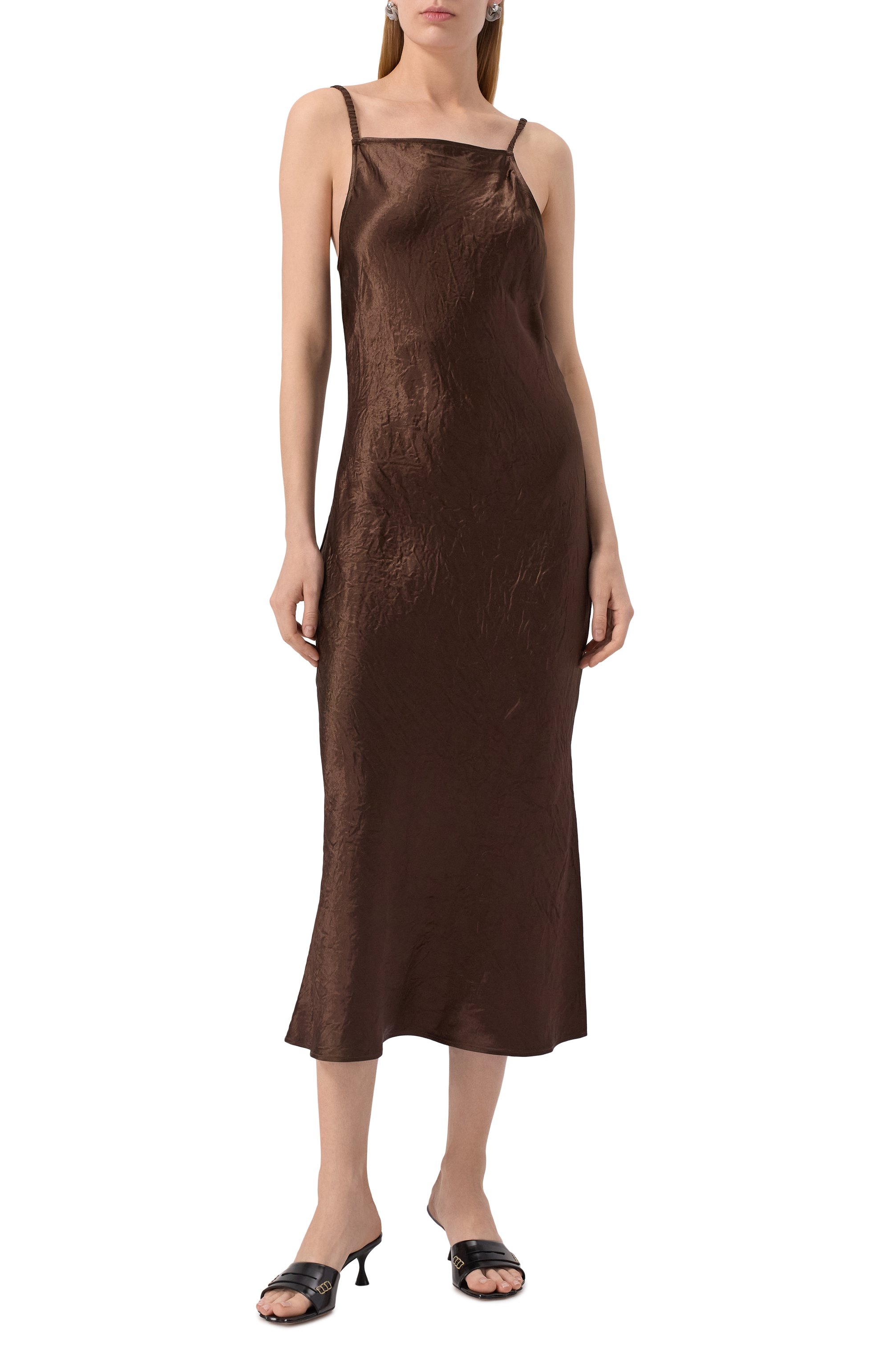 Атласное платье CLOSED, арт. C98034-26A-22, фото 3