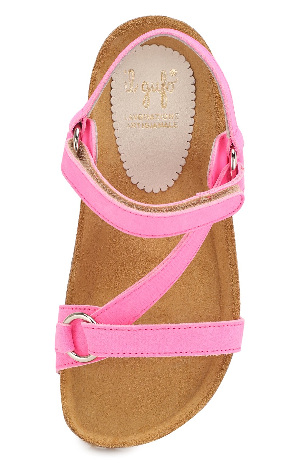 Кожаные сандалии IL GUFO, арт. G568/NABUK FLU0/27-30, фото 4