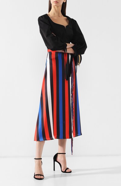 Юбка в полоску MSGM разноцветного цвета по цене 32600 руб., арт. 2641MDD33 195161, фото 2 Юбка в полоску MSGM, арт. 2641MDD33 195161, фото 2