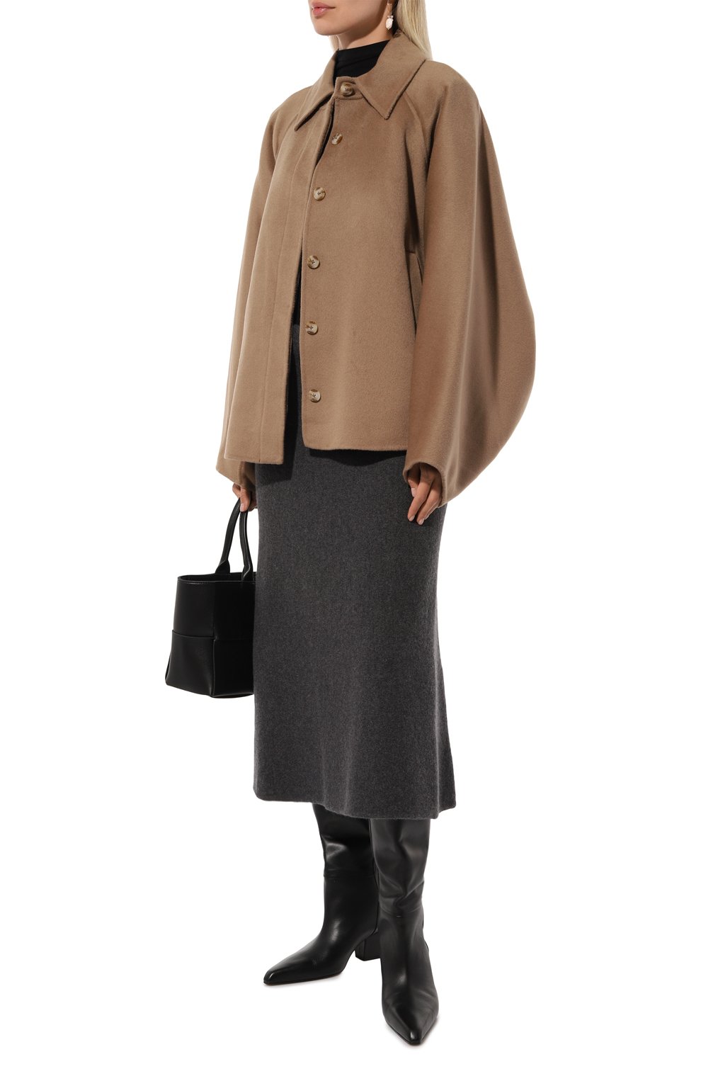 Полупальто из шерсти и кашемира LOULOU DE SAISON, арт. CAMILA, фото 2