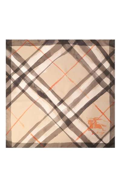 Шелковый платок BURBERRY, арт. 8107301, фото 4