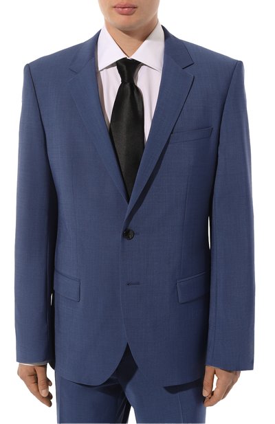 Однобортный костюм HUGO синего цвета по цене 58500 руб., арт. 50494937, фото 2 Однобортный костюм HUGO, арт. 50494937, фото 2