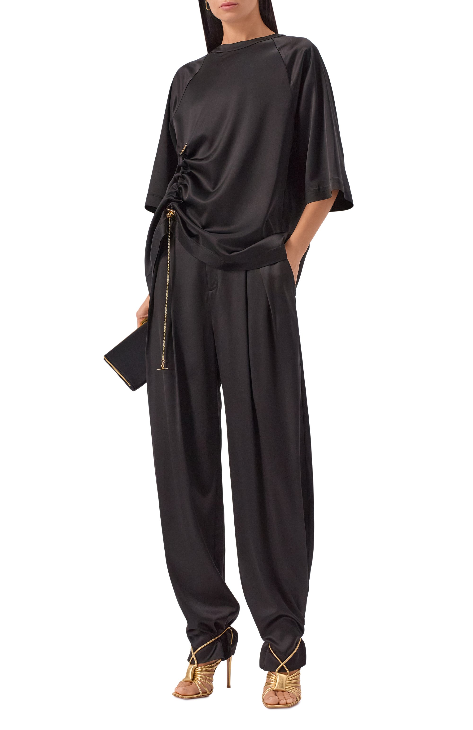 Атласные брюки DANAME, арт. 325FW3702A, фото 2